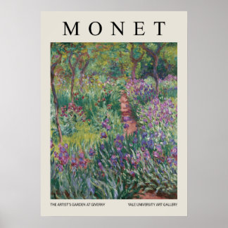 Affiche The Artists Garden At Giverny