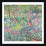 AFFICHE "THE ARTISTS GARDEN, GIVERNY" 1900 CLAUDE MONET<br><div class="desc">"THE ARTISTS GARDEN,  GIVERNY 1900" CLAUDE MONET FINE ART POSTER</div>