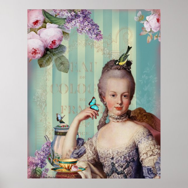 Affiche Thé au Petit Trianon (Devant)