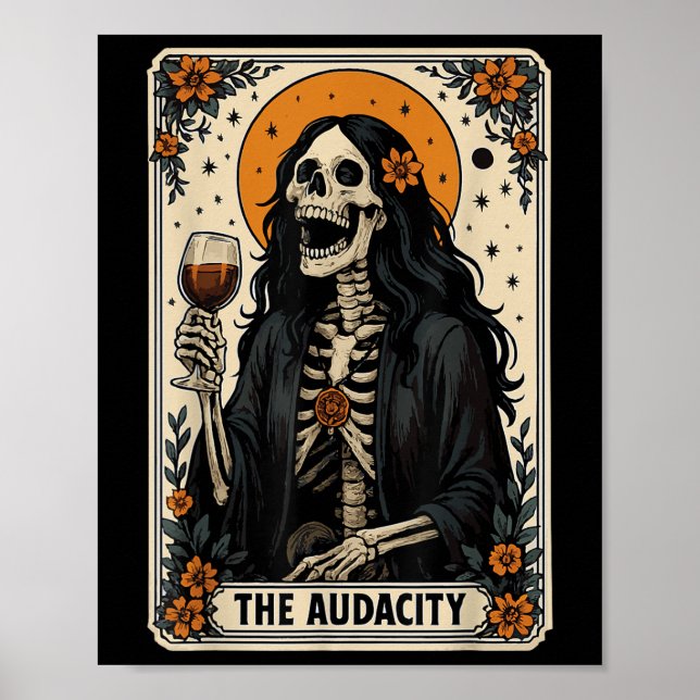 Affiche The Audacity Tarot Card  (Devant)