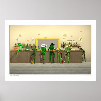 Affiche The Bar Scene 3D
