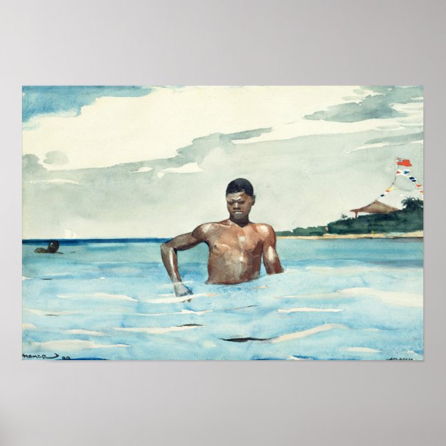 Affiche The Bather, 1899 (Devant)