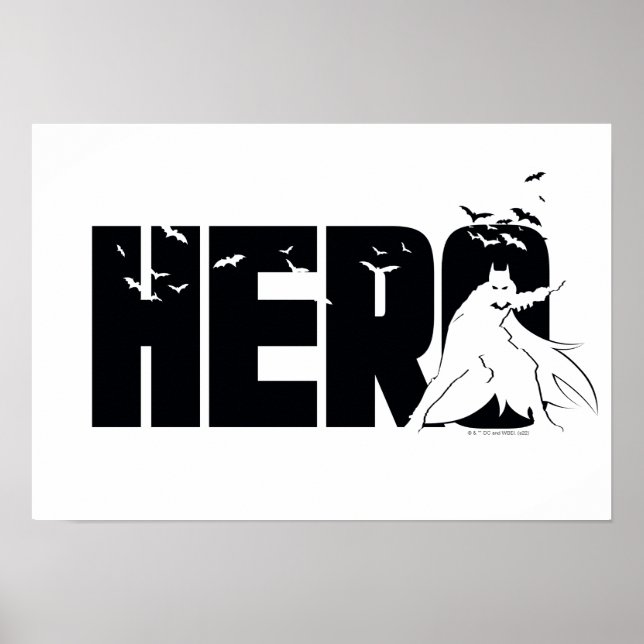 Affiche The Batman "Hero" Graphic (Devant)