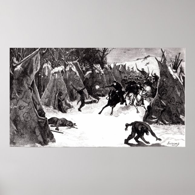 Affiche The Battle of the Washita (Devant)