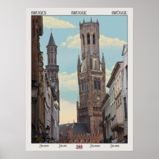 Affiche The Belfry in Brugge