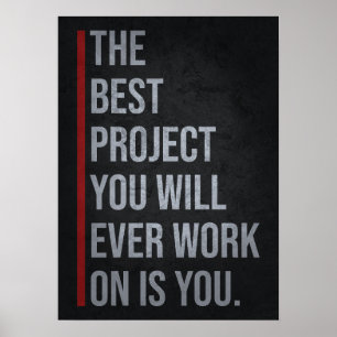 Affiche The Best Project Is YOU