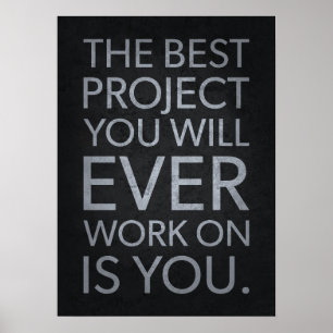Affiche The Best Project Is YOU 