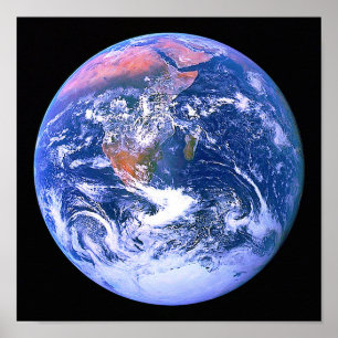 Affiche "The Blue Marble"