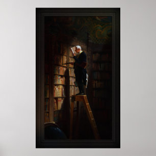Affiche The Bookworm by Carl Spitzweibrücken