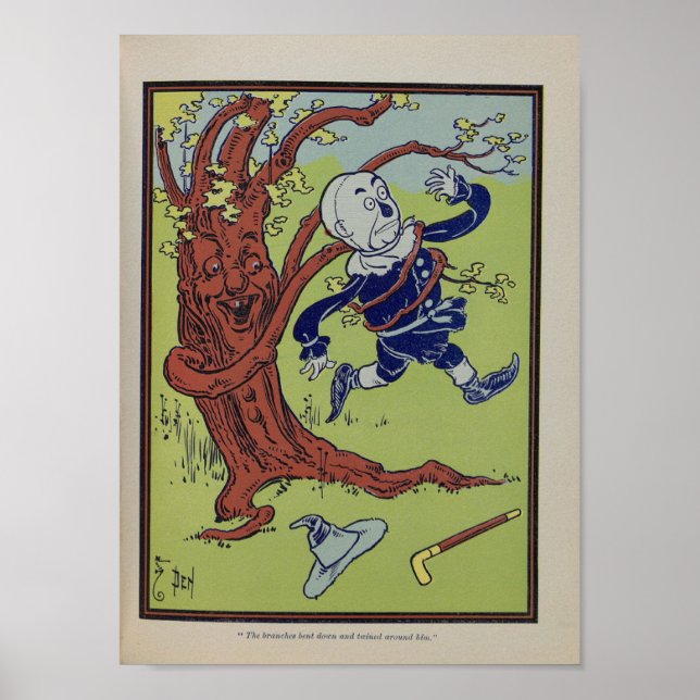 Affiche The Branches Bent Down and Twined Around Him. (Devant)