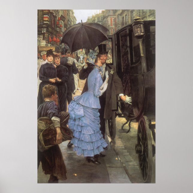 Affiche The Bridesmaid (aka The Traveller) by James Tissot (Devant)