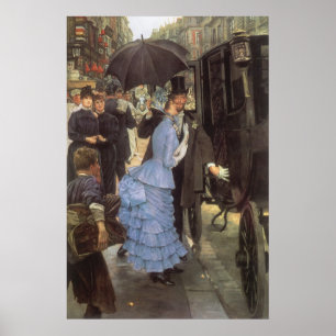 Affiche The Bridesmaid (aka The Traveller) by James Tissot