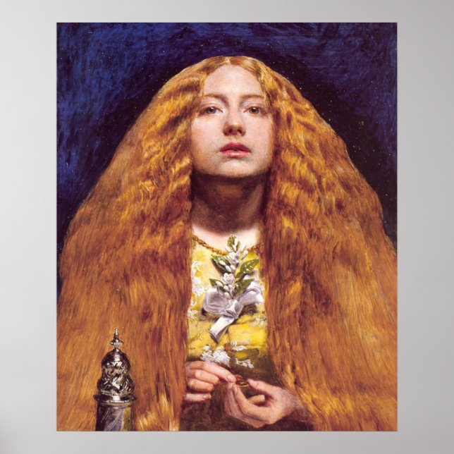 Affiche The Bridesmaid, vers 1851 par John Everett Millais (Devant)