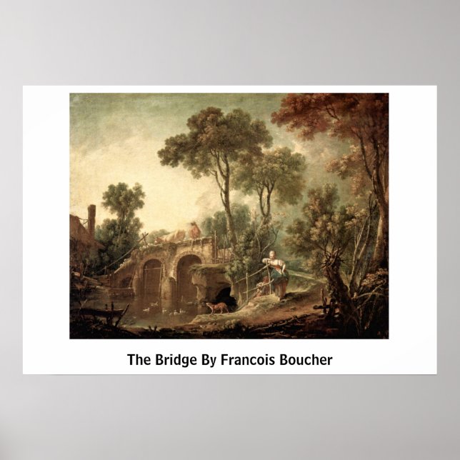 Affiche The Bridge By Francois Boucher (Devant)