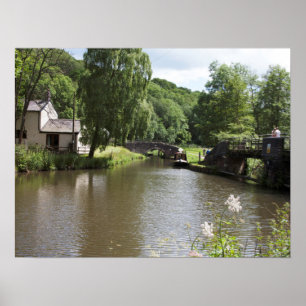 Affiche The Caldon Canal Consall Staffordshire
