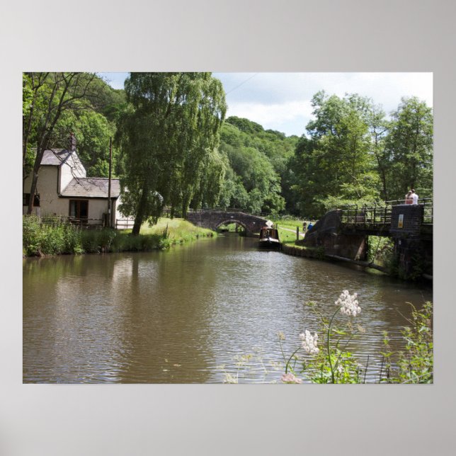 Affiche The Caldon Canal Consall Staffordshire (Devant)