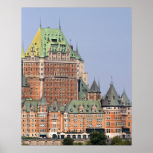 Affiche The Chateau Frontenac in Quebec City, Canada.