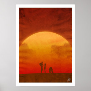 Affiche The Clone Wars Minimaliste