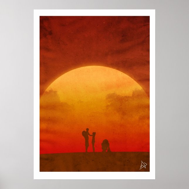 Affiche The Clone Wars  Minimaliste (Devant)