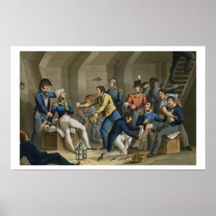 Affiche The Cockpit, Battle of the Nile, showing Nelson wo