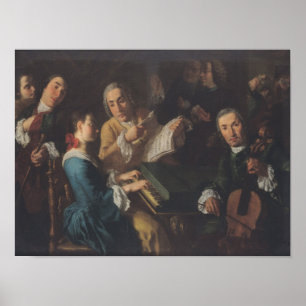 Affiche The Concert, c.1755