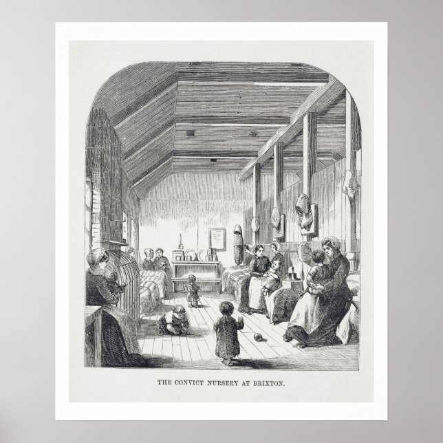 Affiche The Convict Nursery at Brixton, from 'The Criminal (Devant)