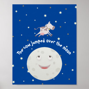 Affiche The cow jumped over the moon