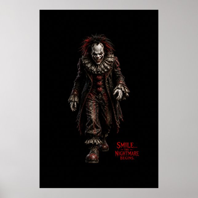 Affiche The Crimson Grin — Dark Circus Nightmare (Devant)
