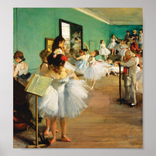 Affiche The Dance Class (1874) par Edgar Degas