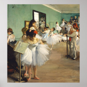 Affiche The Dance Class Edgar Degas