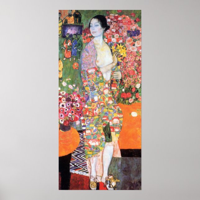Affiche The Dancer, Gustav Klimt (Devant)