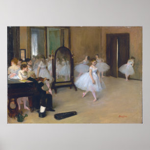 Affiche The Dancing Class - Edgar Degas