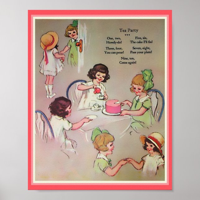 Affiche Thé dansant de jeunes filles d'antan (copie) (Devant)