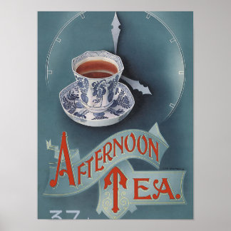 Affiche Thé de l'après-midi