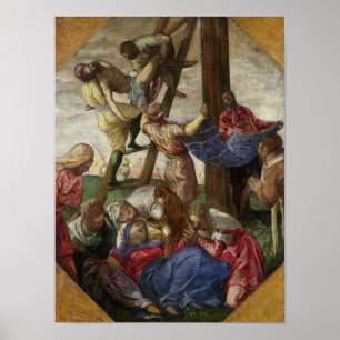 Affiche The Descent from the Cross, c.1560-65