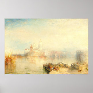 Affiche The Dogana, Venice - William Turner Fine Art