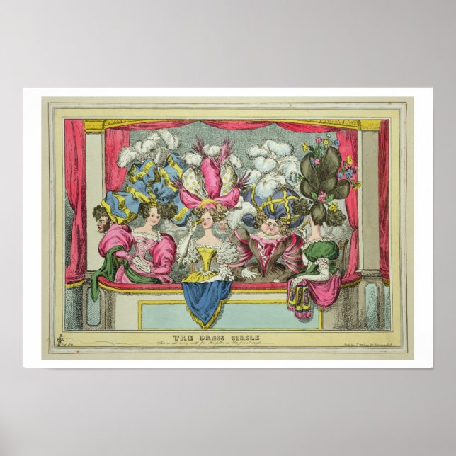 Affiche The Dress Circle, publié par Thomas McLean, Lond (Devant)