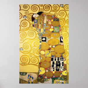 Affiche The Embrace (Fulfillment) de Gustav Klimt (1905)