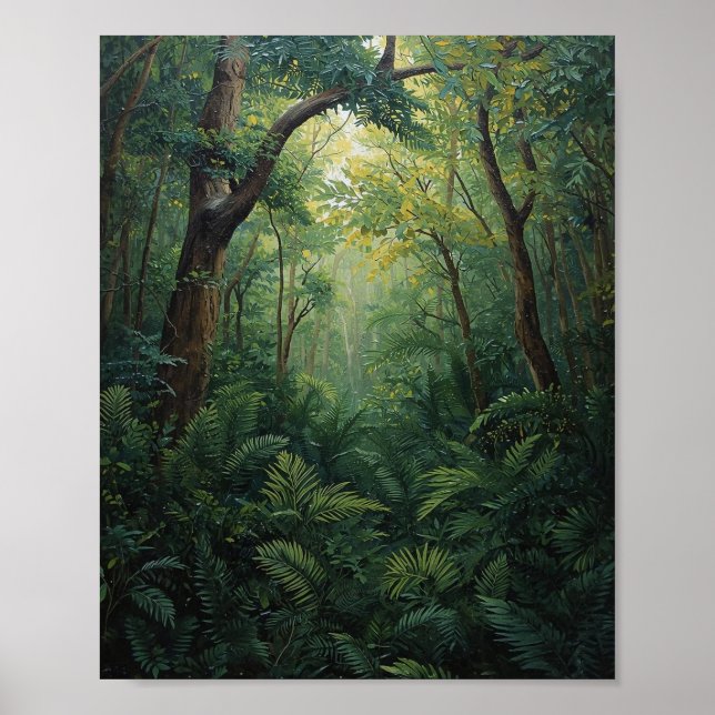 Affiche The Emerald Sanctuary: Golden Noon Filtering Throu (Devant)