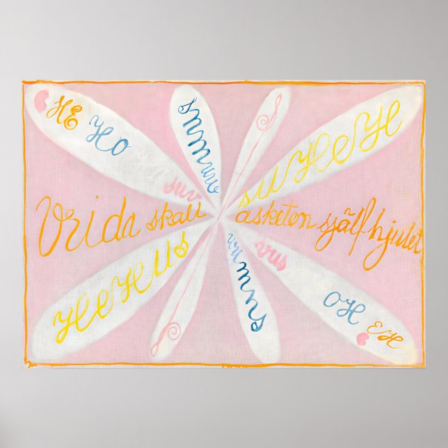 Affiche The Eros Series, no 5 par Hilma af Klint (Devant)