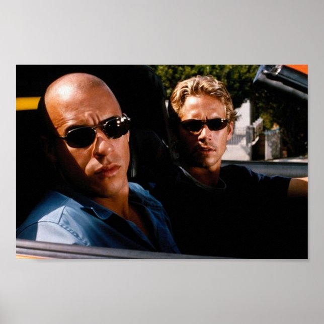 Affiche The Fast and the Furious (Devant)