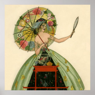 Affiche "The Fish Bowl" par Umberto Brunelleschi