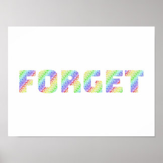 Affiche The Forgiveness Art: Allow Yourself to FORGET Rain