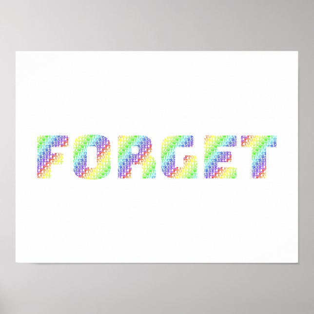 Affiche The Forgiveness Art: Allow Yourself to FORGET Rain (Devant)