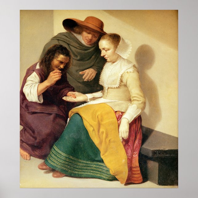 Affiche The Fortune Teller, 1631 (Devant)