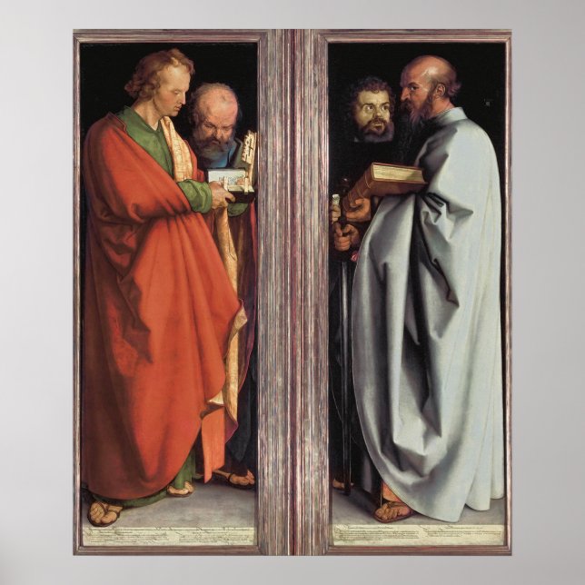 Affiche The Four Apostles by Albrecht Dürer (Devant)