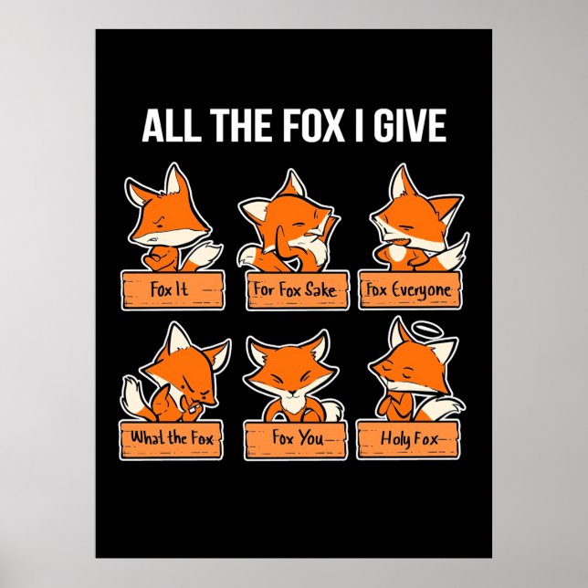 Affiche The Fox I Give (Devant)
