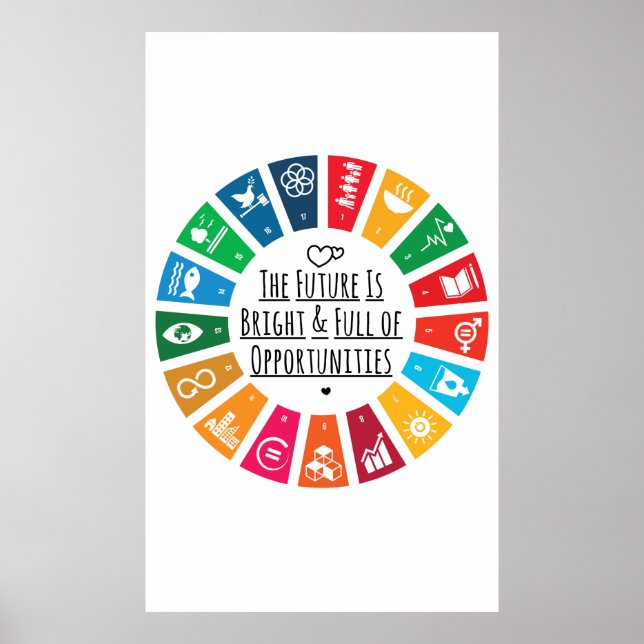 Affiche The Future Is Bright And Full Of Opportunities (Devant)