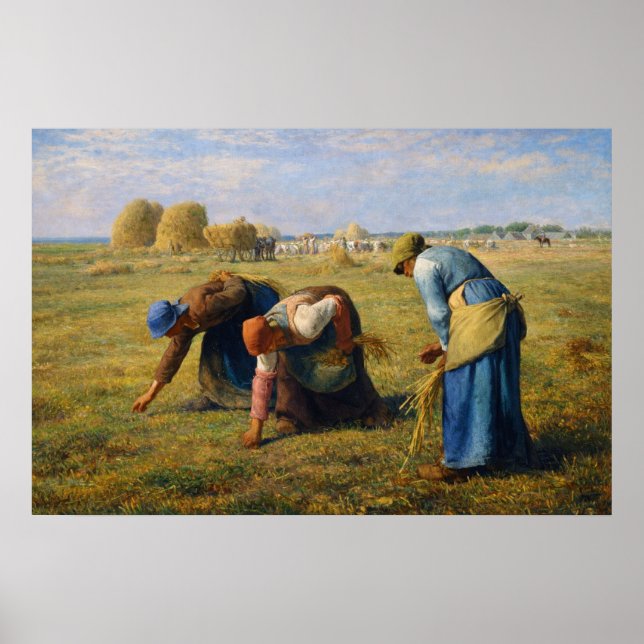 Affiche The Gleaners by Jean-Francois Millet (Devant)
