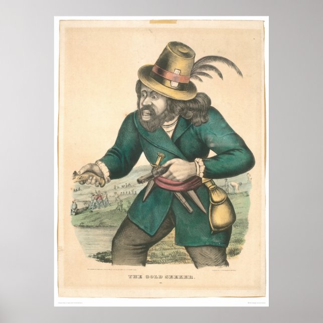 Affiche The Gold Seeker (0638A) (Devant)